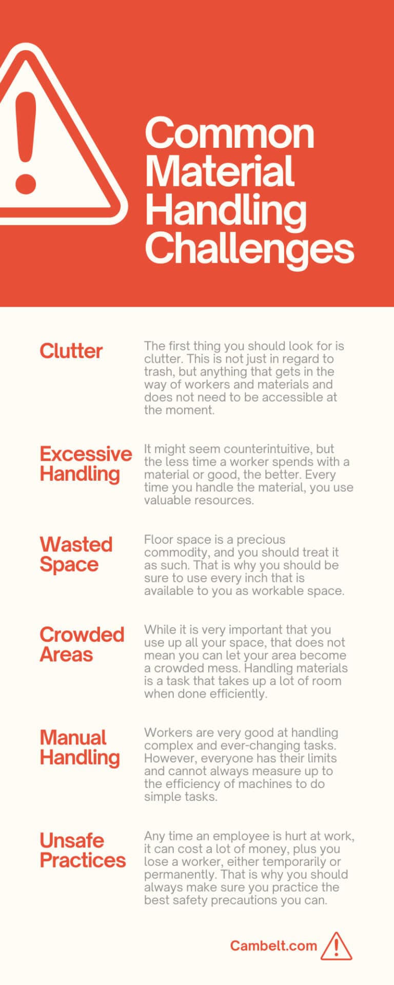 Common Material Handling Challenges
