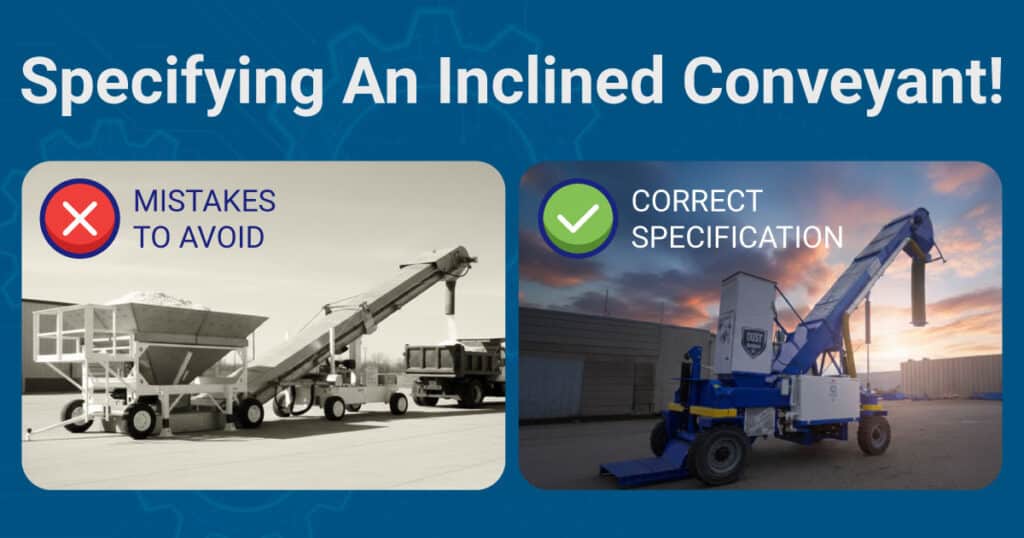 Specifying incline conveyant