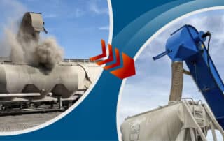 no-dust transfer points