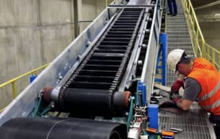 Sidewall incline conveyor fixes